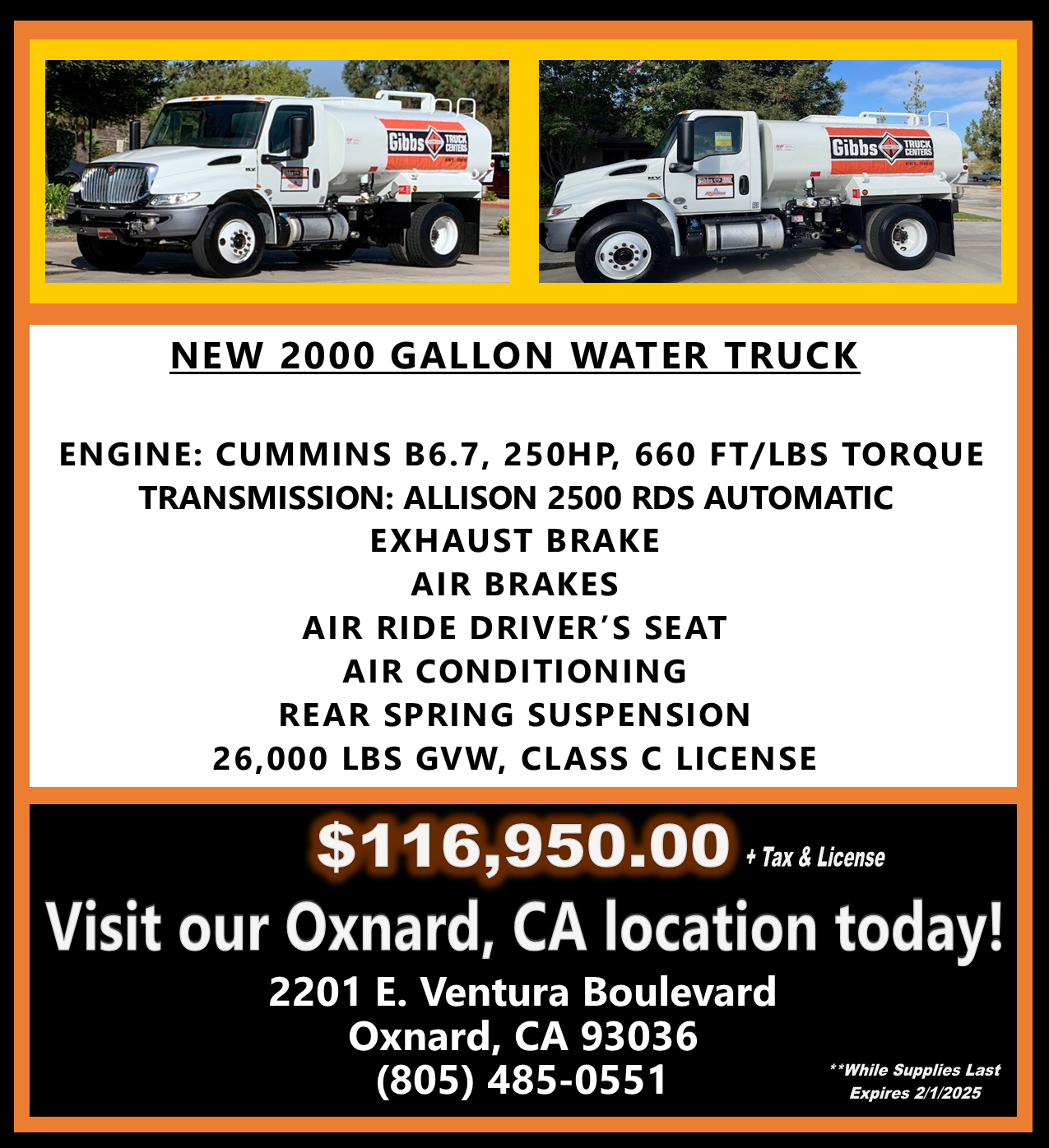 ML Water Truck Flyer